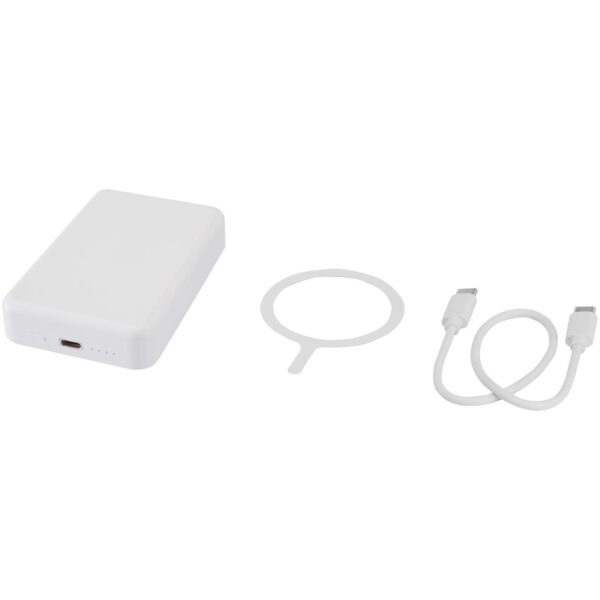 Batería externa inalámbrica magnética de 10 000 mAh y 15 W con PD de 20 W fabricada con plástico reciclado "Acrab" - Imagen 8