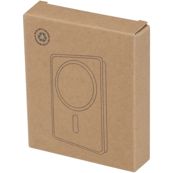 Batería externa inalámbrica magnética de 10 000 mAh y 15 W con PD de 20 W fabricada con plástico reciclado "Acrab" - Imagen 4