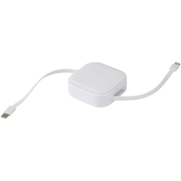 Cable retráctil reciclado 5 en 1 para sincronización de datos y carga rápida de 100 W con kit de herramientas para smartphone "Gloas" - Imagen 6