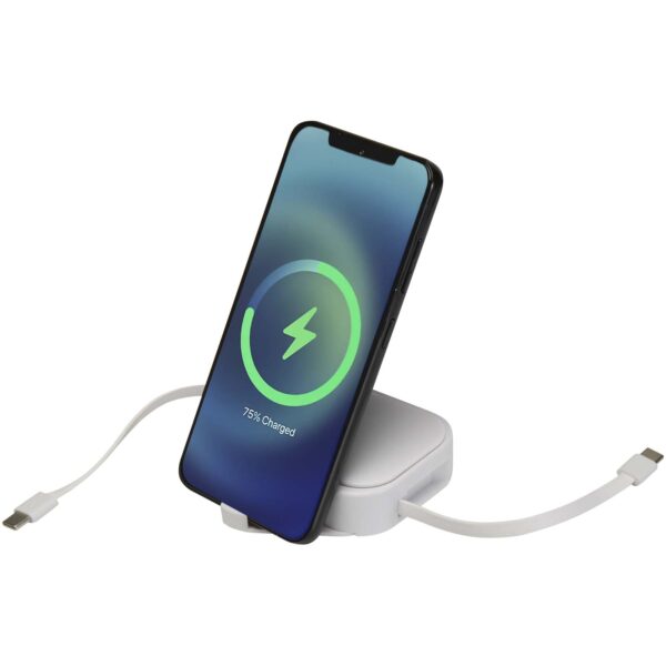 Cable retráctil reciclado 5 en 1 para sincronización de datos y carga rápida de 100 W con kit de herramientas para smartphone "Gloas" - Imagen 7