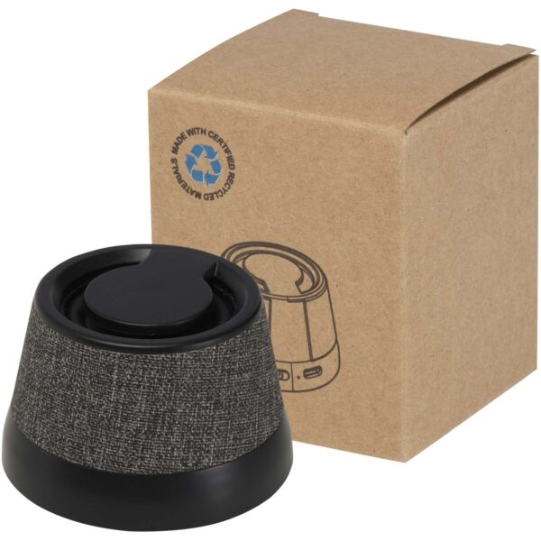 Altavoz inalámbrico magnético de plástico reciclado de 3 W "Horna" - Imagen 2