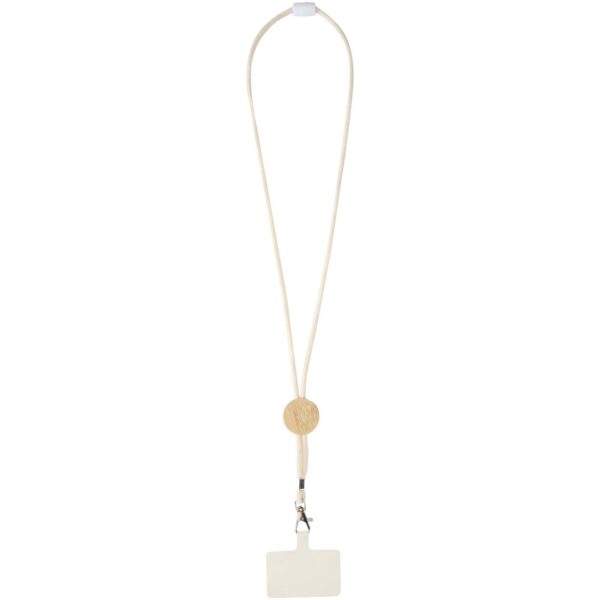Lanyard para smartphone con detalles de bambú "Adhab" - Imagen 2