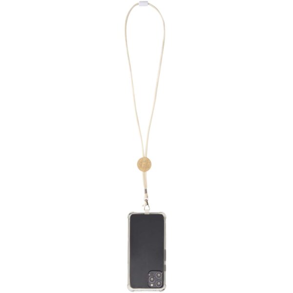Lanyard para smartphone con detalles de bambú "Adhab" - Imagen 6