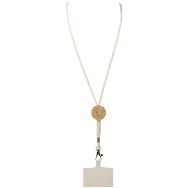 Lanyard para smartphone con detalles de bambú "Adhab" - Imagen 4