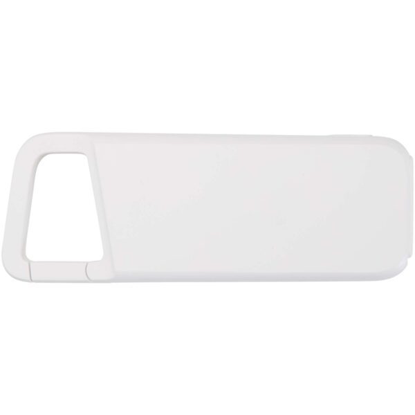 Batería externa de 5000 mAh y 12 W de plástico reciclado resistente al agua con mosquetón "Alkes" - Imagen 5
