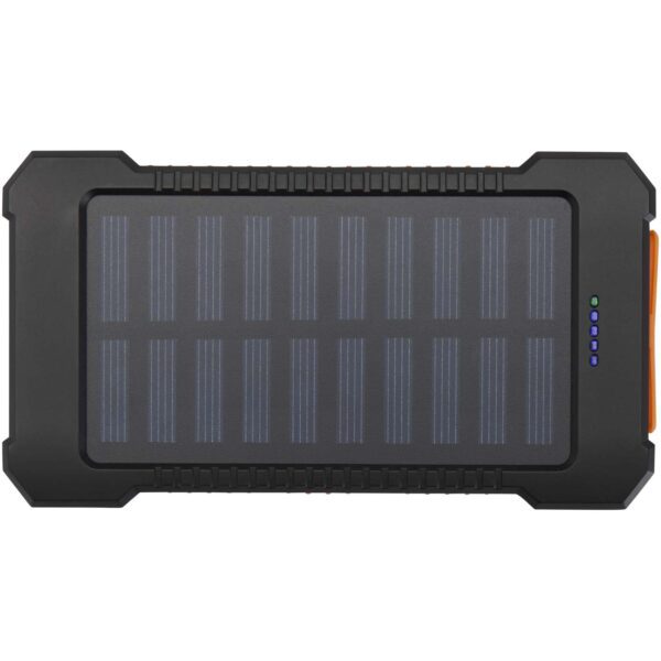 Batería externa solar de 5000 mAh y 10 W de plástico reciclado robusto con linterna incorporada "Altair" - Imagen 5