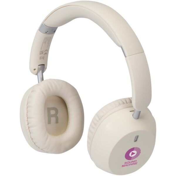 Auriculares ANC y ENC plegables de plástico reciclado "Hoggar" - Imagen 3