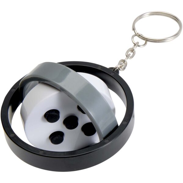 Llavero con giroscopio de plástico reciclado "Spinx" - Imagen 6