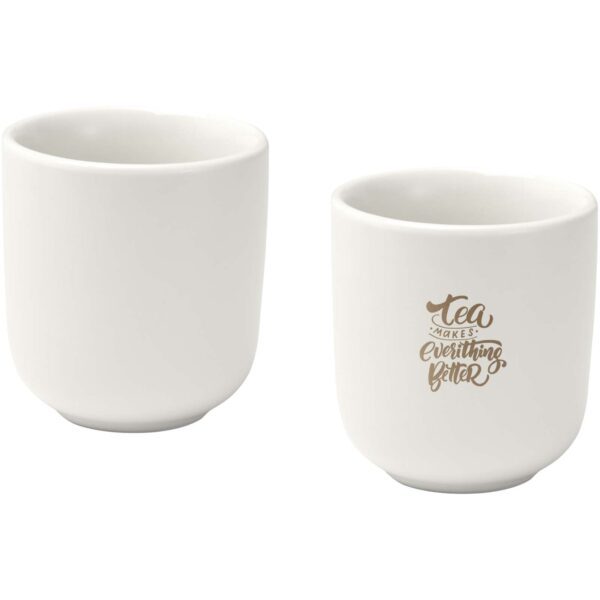 Juego de 2 tazas de espresso de cerámica de 90 ml "Male" - Imagen 3