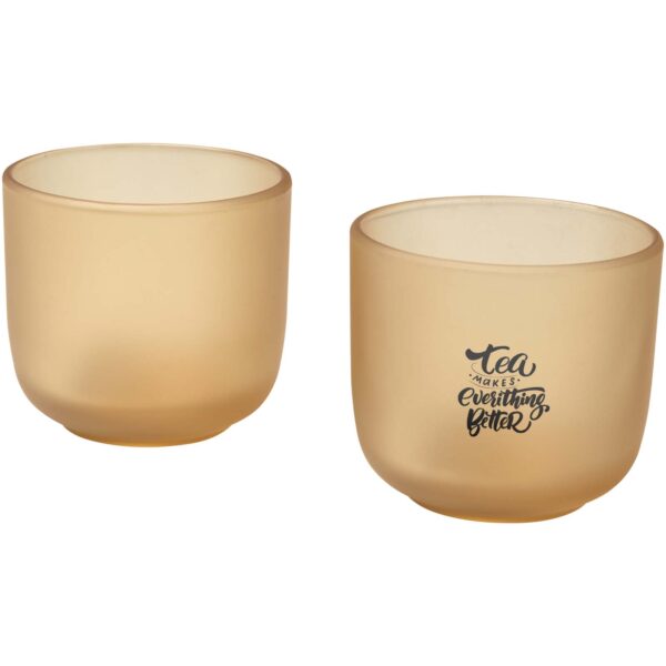 Juego de 2 vasos de cristal de 200 ml "Male" - Imagen 3