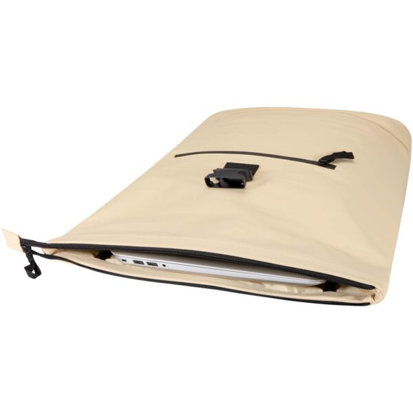 Mochila de 15" y 18 L con parte superior enrollable de material reciclado con certificado GRS "Resi Plus" - Imagen 6