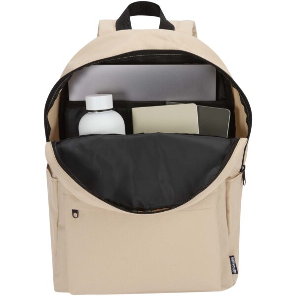Mochila para portátil urbana de 14" y 16 L de material reciclado con certificado GRS "Byron" - Imagen 6