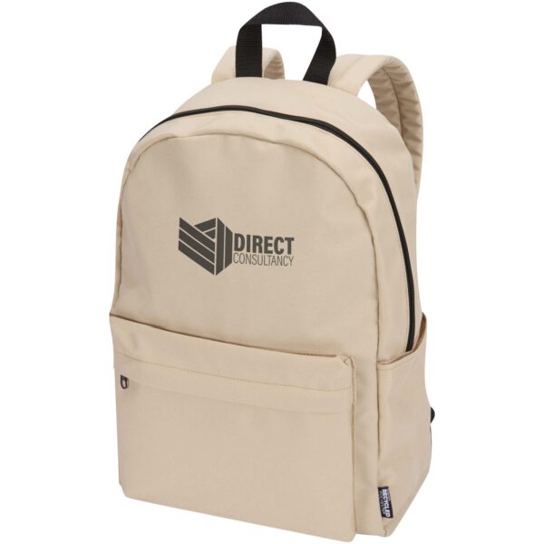 Mochila para portátil urbana de 14" y 16 L de material reciclado con certificado GRS "Byron" - Imagen 3