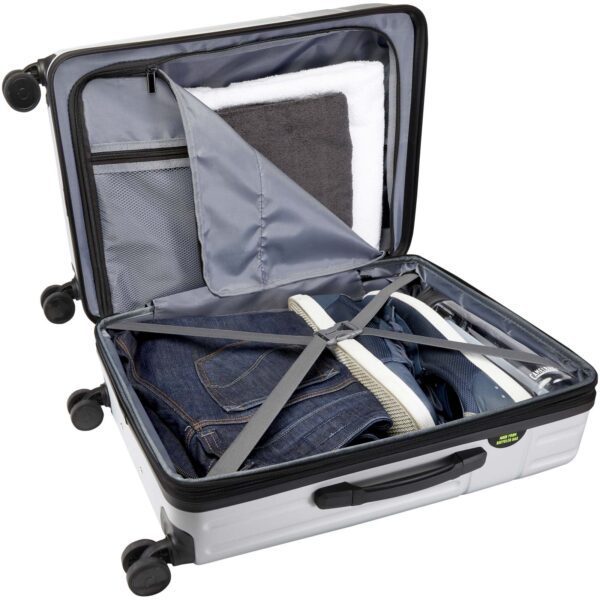 Mochila de cabina ampliable de 24" y 70 L de material reciclado con ruedas y certificado GRS "Rover" - Imagen 7