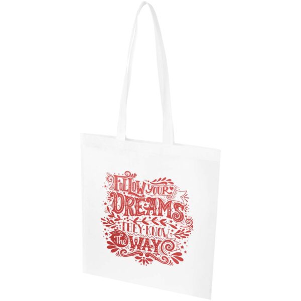 Bolsa Tote de 6 l para convenciones de material no tejido reciclado con certificado GRS "EcoSeal" - Imagen 3