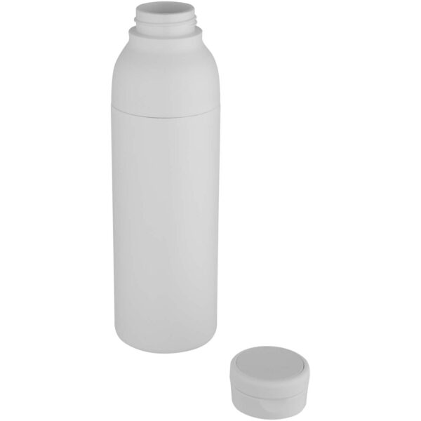 Botella de 650 ml con doble pared aislante de acero inoxidable reciclado RCS "Illuminate" - Imagen 5