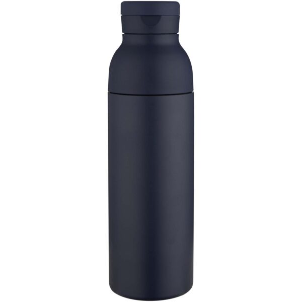 Botella de 650 ml de acero inoxidable reciclado con certificado RCS de doble pared con 3 tapas "Iluminate" - Imagen 5