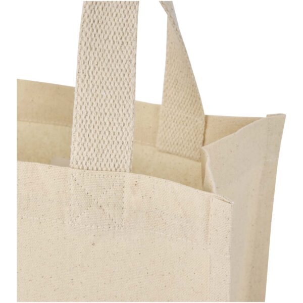 Bolsa Tote con fuelle mini de algodón reciclado GRS de 220 g/m² de 9 l "Odessa" - Imagen 7