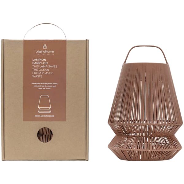 Pantalla de lámpara portátil reciclada "Originalhome" "Lampion"