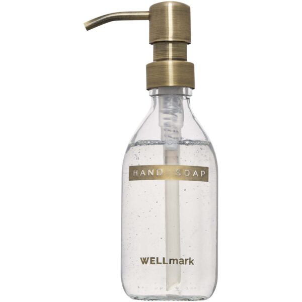 Dispensador de jabón de manos de 250 ml y juego de velas aromáticas de 150 g con fragancia de lino fresco "Wellmark Discovery" - Imagen 4