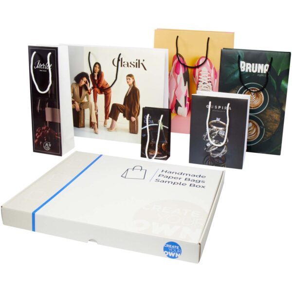 Kit de muestras de bolsas de papel integra hechas a mano - Imagen 2