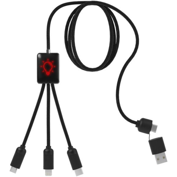Cable de carga extensible 5 en 1 "SCX.design C28" - Imagen 2