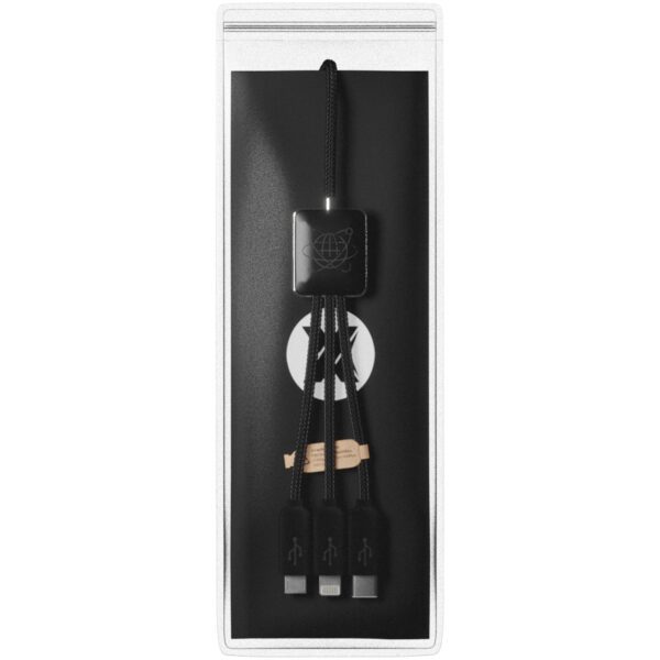 Cable de carga 5 en 1 RPET con transferencia de datos SCX "Design C45" - Imagen 3