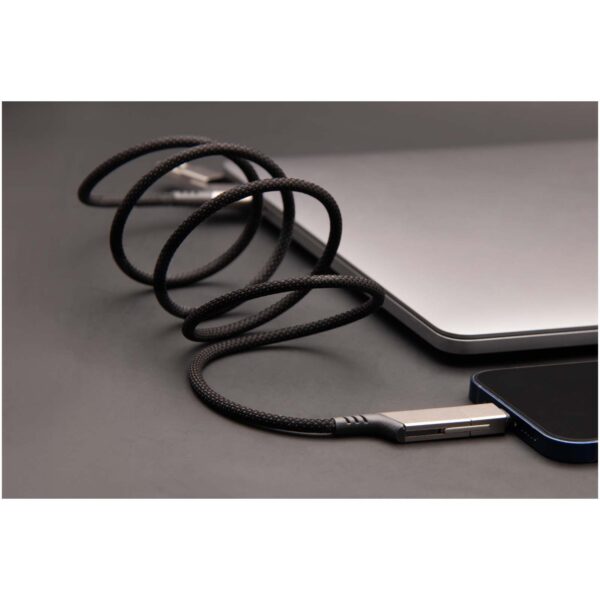 Cable de carga magnética ultrarrápida de 100 W 4 en 1 de rPET "SCX.design C52" - Imagen 7