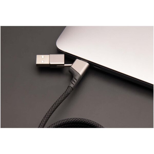 Cable de carga magnética ultrarrápida de 100 W 4 en 1 de rPET "SCX.design C52" - Imagen 8