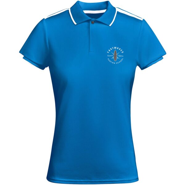 Polo deportivo de manga corta para mujer "Tamil" - Imagen 3