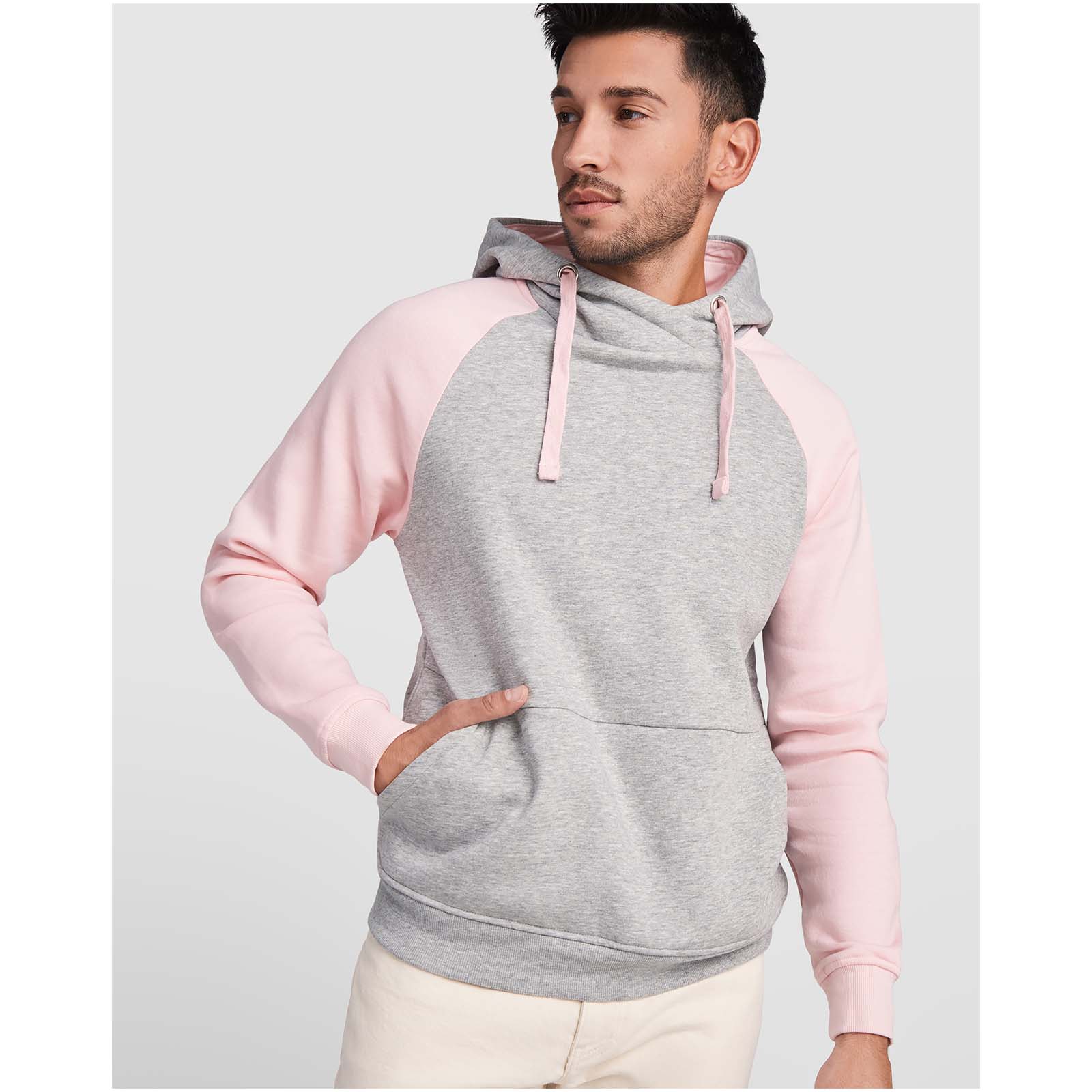 Sudadera con capucha bicolor unisex "Badet" - Imagen 5