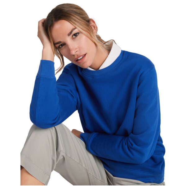 Sudadera de cuello redondo unisex algodón orgánico "Batian" - Imagen 5
