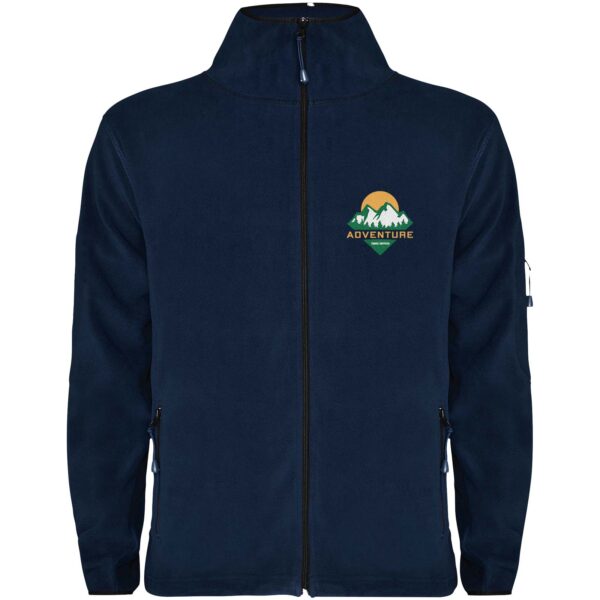 Sudadera polar con cremallera completa para hombre "Luciane" - Imagen 3