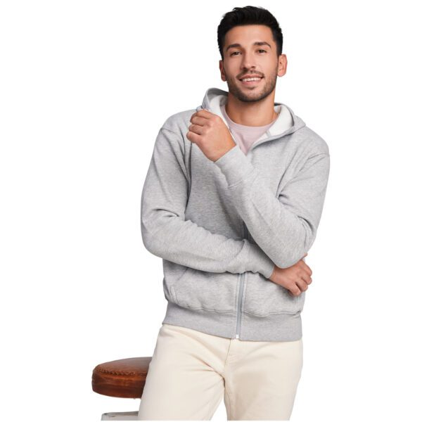 Sudadera con capucha y cremallera completa unisex "Montblanc" - Imagen 5