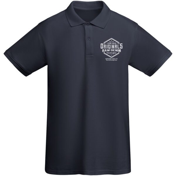 Polo de manga corta para hombre algodón orgánico "Prince" - Imagen 3