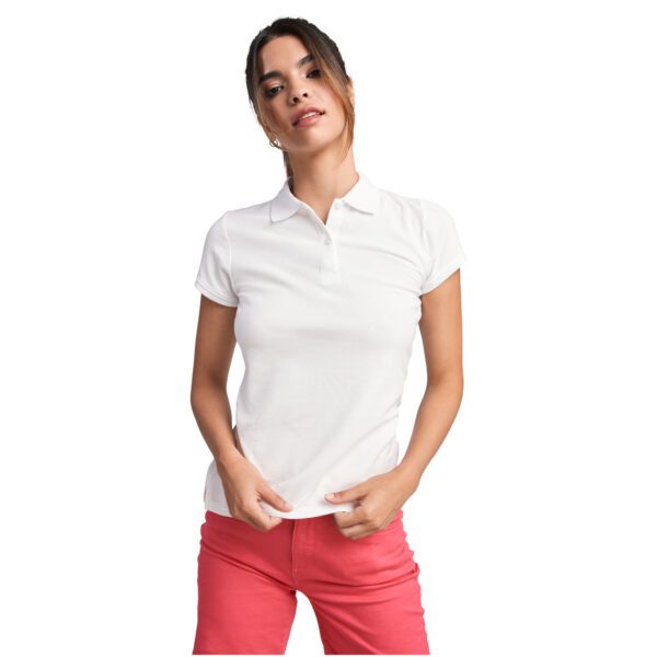 Polo de manga corta para mujer algodón orgánico "Prince" - Imagen 7