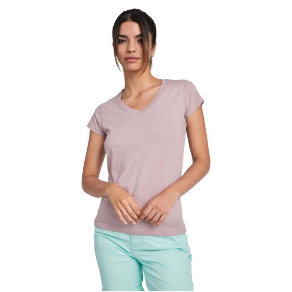 Camiseta de cuello de pico de manga corta para mujer "Victoria" - Imagen 7